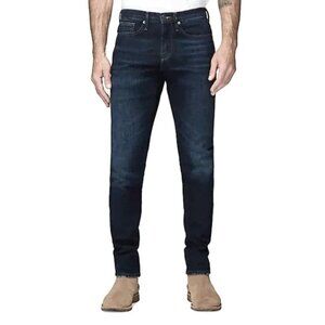 Frame L'Homme Jeans Men's 33 Dark Blue Replica Wash Slim Fit Stretch Denim